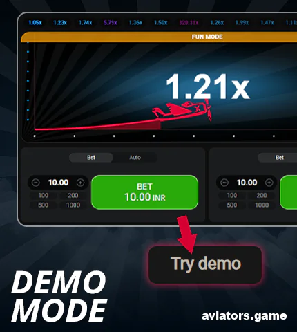 Demo mode in Aviator game for Indians