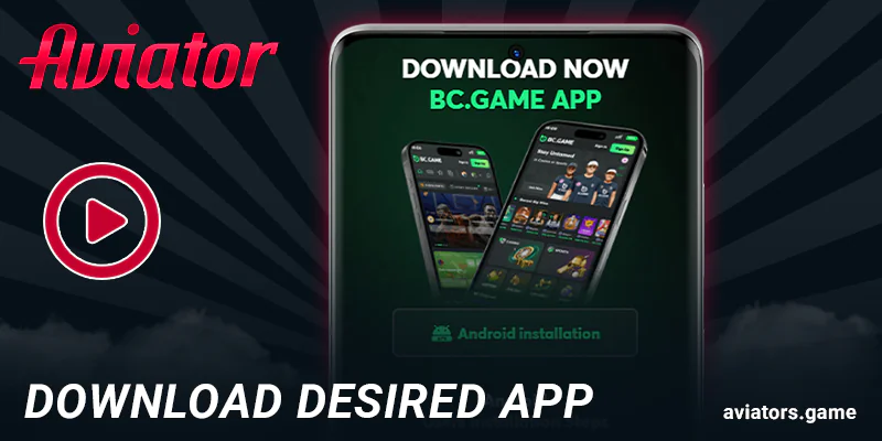 Download and install Aviator app on your phone